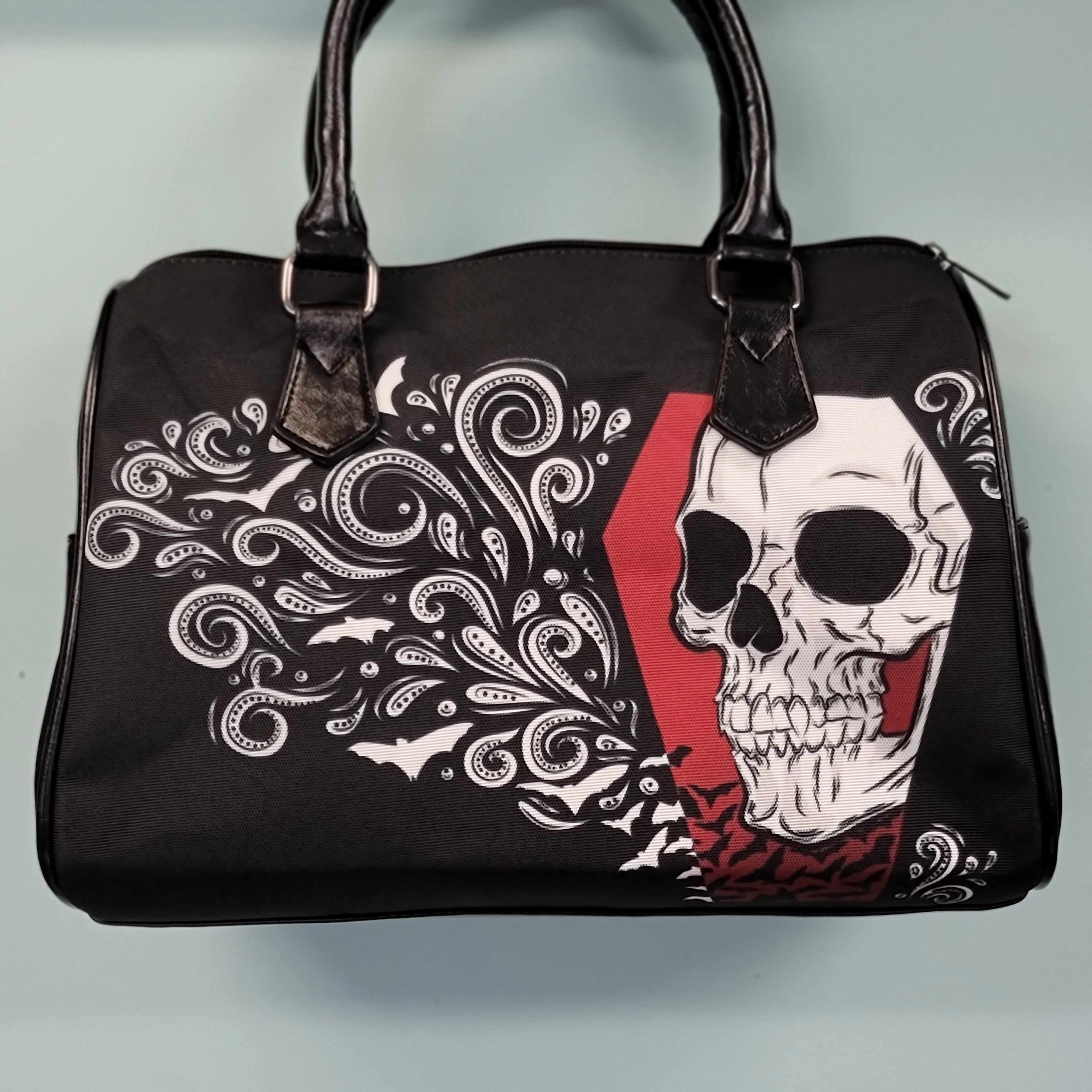 Made to Order Taste The Blood of newest Dracula Spooky Gothic Vampire Bag Purse by House of Goth