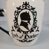 Mugs, Occult, RETAILONLY, gothic home decor, gothic decor, goth decor, Lord & Queen Mug Set, darkothica