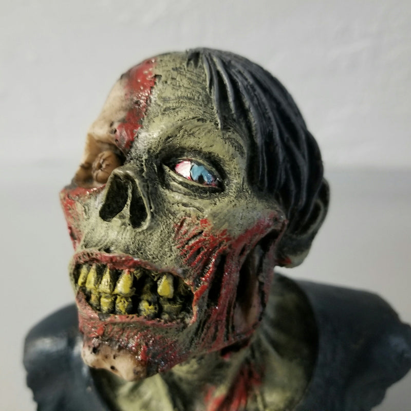 Tabletop & Statuary, RETAILONLY, Zombies, gothic home decor, gothic decor, goth decor, Zombie Bust, darkothica