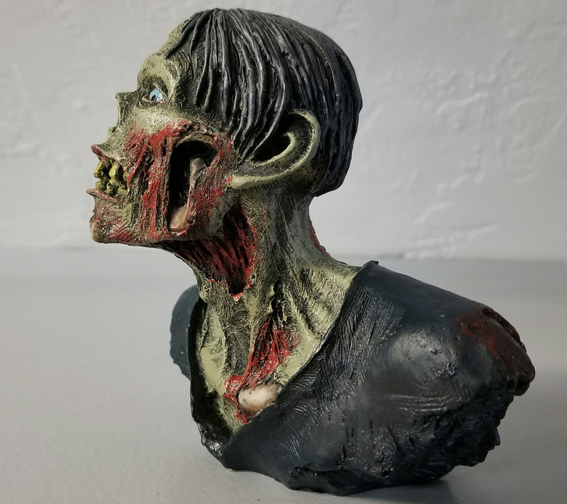 Tabletop & Statuary, RETAILONLY, Zombies, gothic home decor, gothic decor, goth decor, Zombie Bust, darkothica