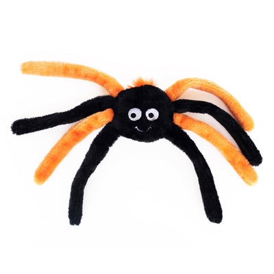 Dog Toys, Barkothica, dogs, RETAILONLY, toys, gothic home decor, gothic decor, goth decor, Spider Crinkle Pull Toy-Orange/Black, darkothica